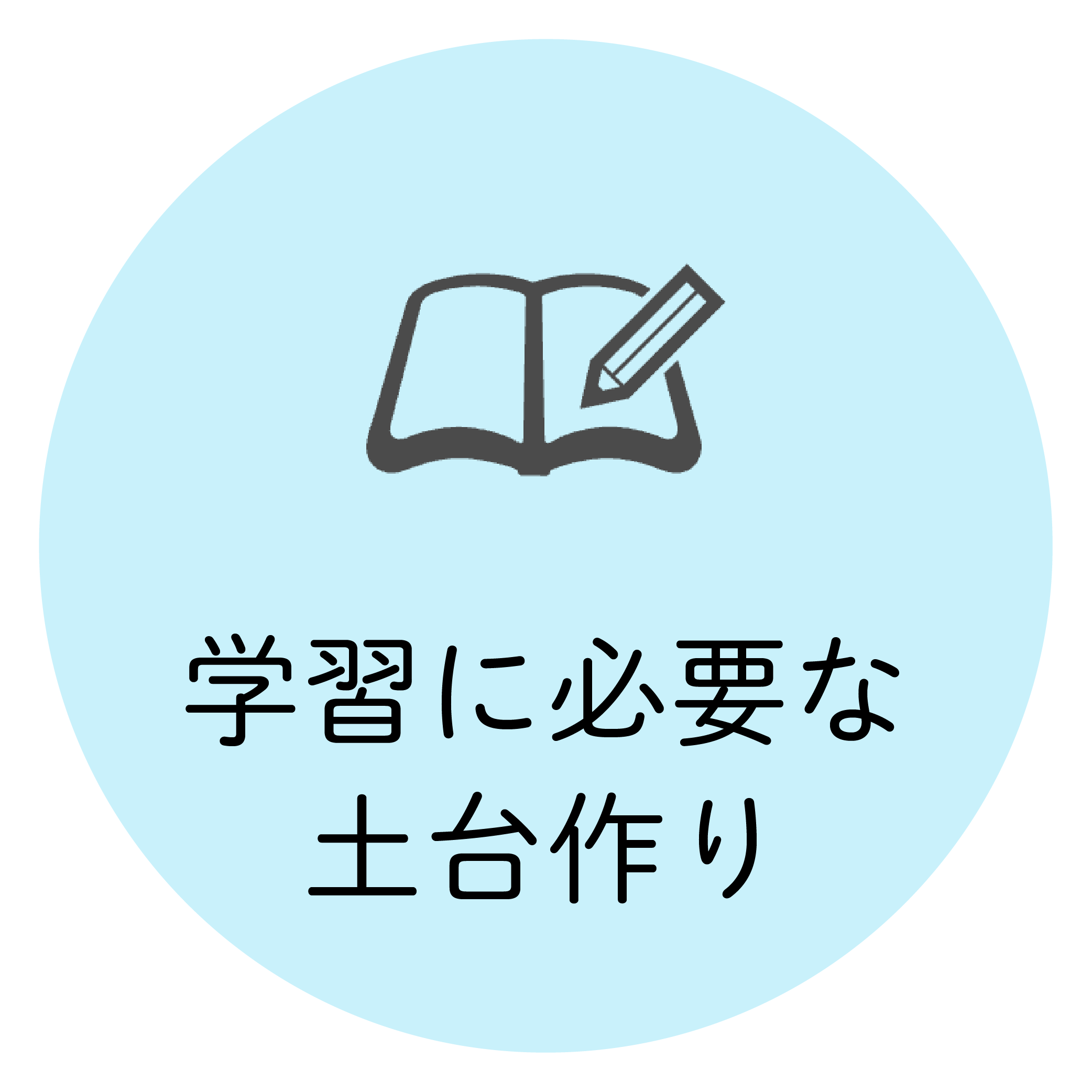 学習に必要な土台作り